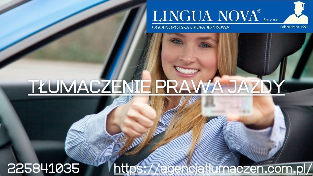 tłumaczenie prawa jazdy