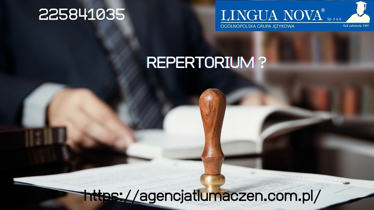 Repertorium, repetytorium vs repeta