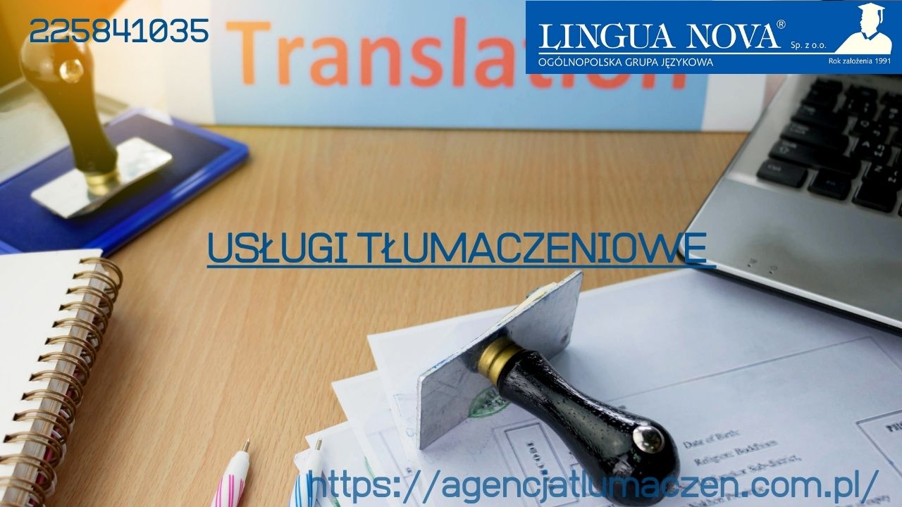 Usługi tłumaczeń i usługi tłumaczeniowe