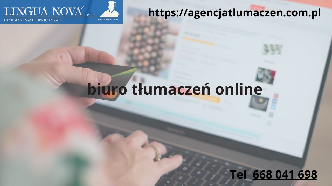 Biuro tłumaczeń online